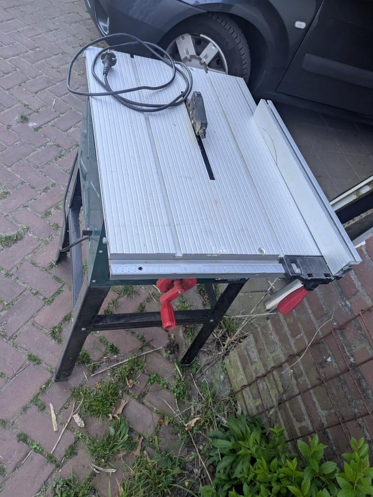Tafelzaag met scherp Einhell zaagblad - weinig gebruikt, Doe-het-zelf en Verbouw, Gereedschap | Zaagmachines, Ophalen, Cirkelzaag
