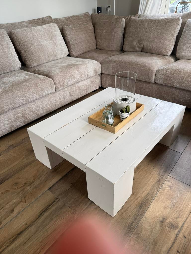 Salontafel steigerhout stevig en robuust, Huis en Inrichting, Ophalen, Gebruikt, 50 tot 100 cm, 50 tot 100 cm