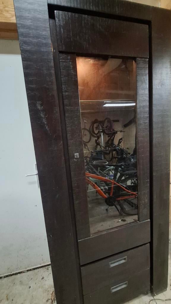 Koloniale kast - 40 x 90 x 211, Ophalen of Verzenden, Gebruikt, 25 tot 50 cm, 50 tot 100 cm