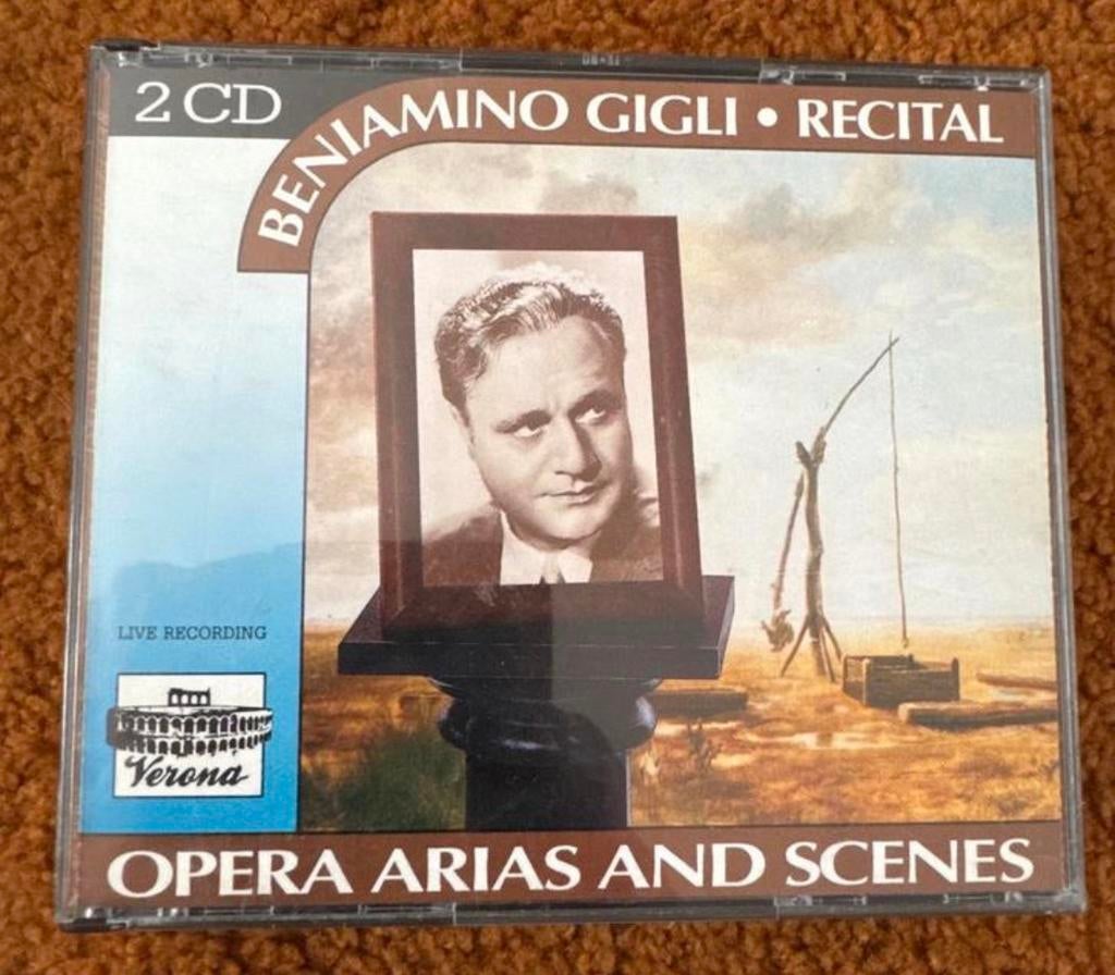 Beniamino Gigli - Recital - Opera Aria's  and scenes (2CD), Ophalen of Verzenden, Zo goed als nieuw