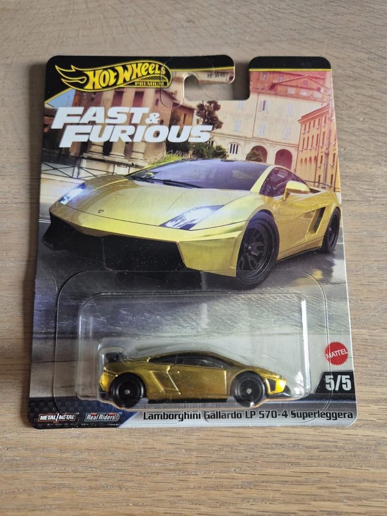 Hot Wheels Premium F&F - Lamborghini Gallardo LP 570-4, Ophalen of Verzenden, Nieuw, Auto