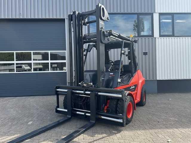 Linde - 2016 - H70D-03 - 4.45M Duplex, Side-Shift, Vorkverst, Diesel, Heftruck, Linde