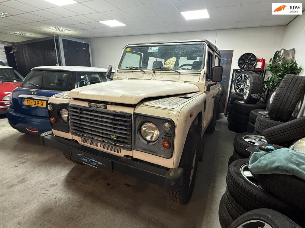 Land Rover Defender 2.5 Td5 90" Hard Top, Gebruikt, Zwart, Origineel Nederlands, Vierwielaandrijving