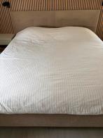 Gestoffeerd tweepersoonsbed 180x200 cm - Beige, Ophalen, Beige, Tweepersoons, Zo goed als nieuw