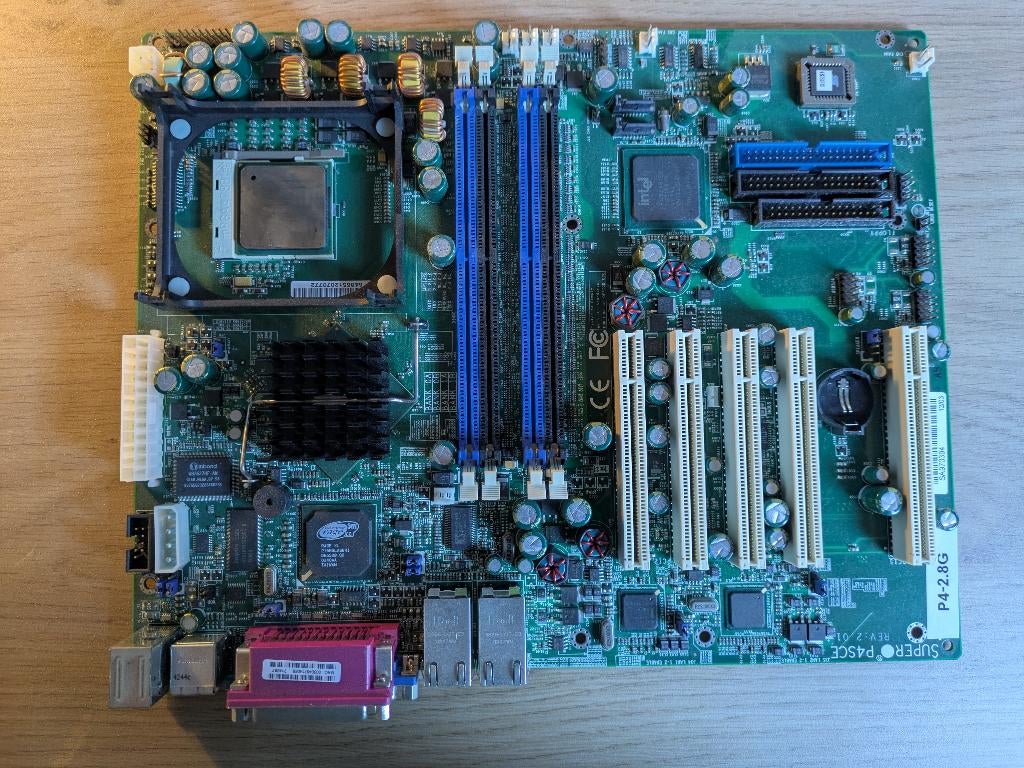 Supermicro P4SCE, Gebruikt, Socket 478, Ophalen of Verzenden, DDR