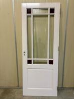 Diverse brocante antieke glas in lood en paneeldeuren, Ophalen, Gebruikt, 80 tot 100 cm, Binnendeur