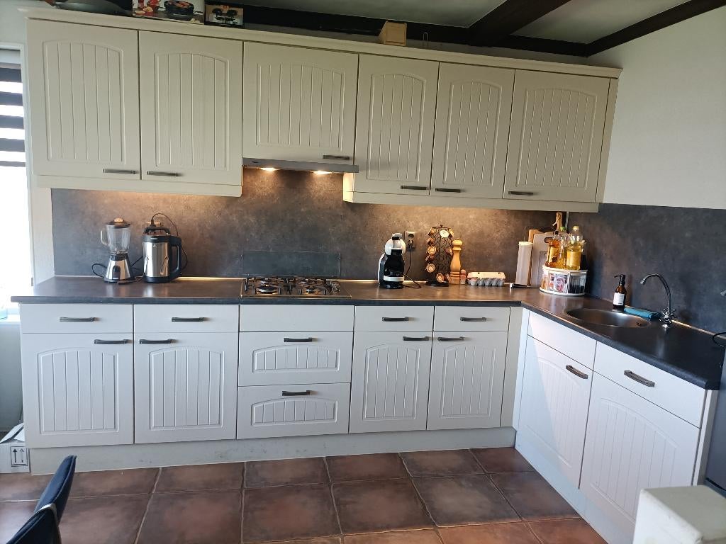 Keuken te koop, Huis en Inrichting, Ophalen, Gebruikt, Hoekkeuken, Hout