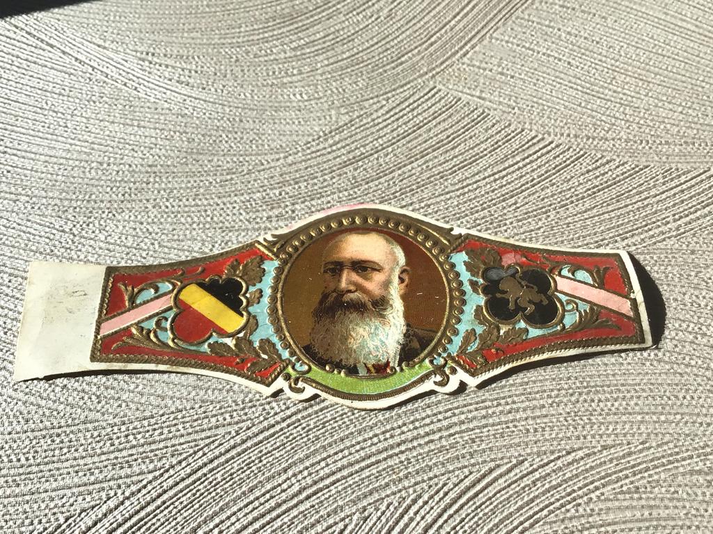 Leopold II, Ophalen of Verzenden, Gebruikt, Sigarenbandjes
