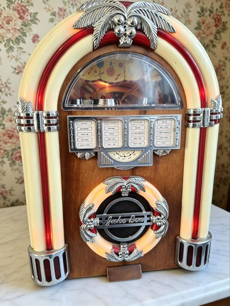 Decoratieve Jukebox met Verlichting - Retro Stijl, Verzamelen, Automaten | Jukeboxen, Ophalen, 1970 tot heden, Overige merken
