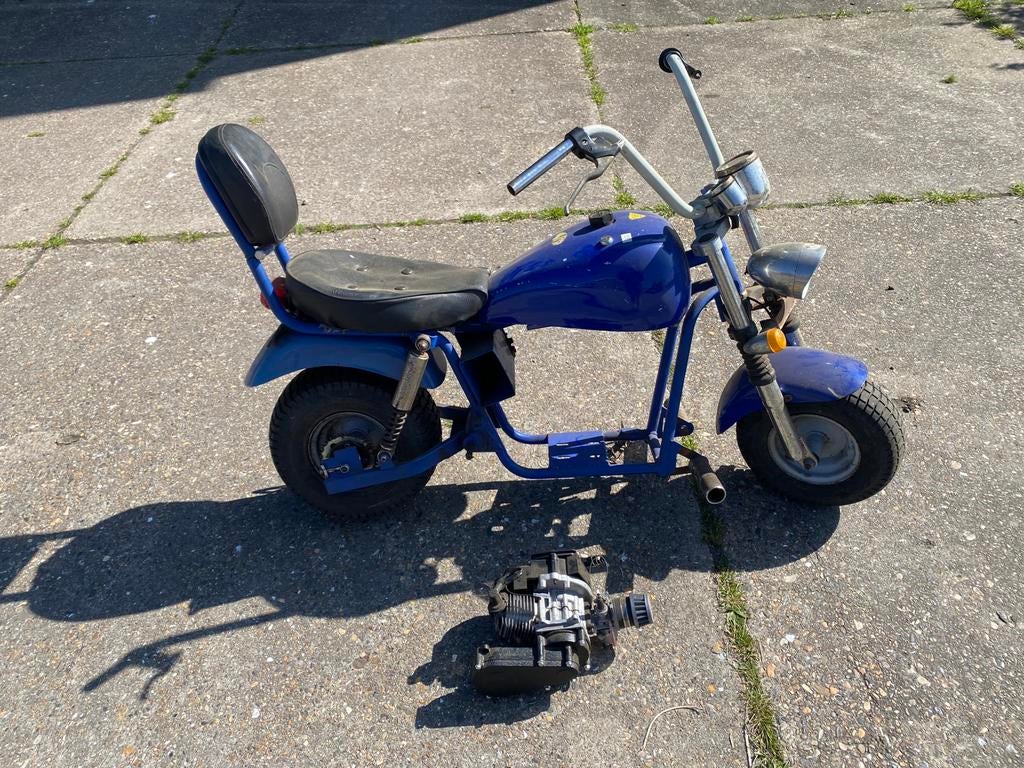 Pitbike met motortje, Ophalen, Gebruikt, Pitbike