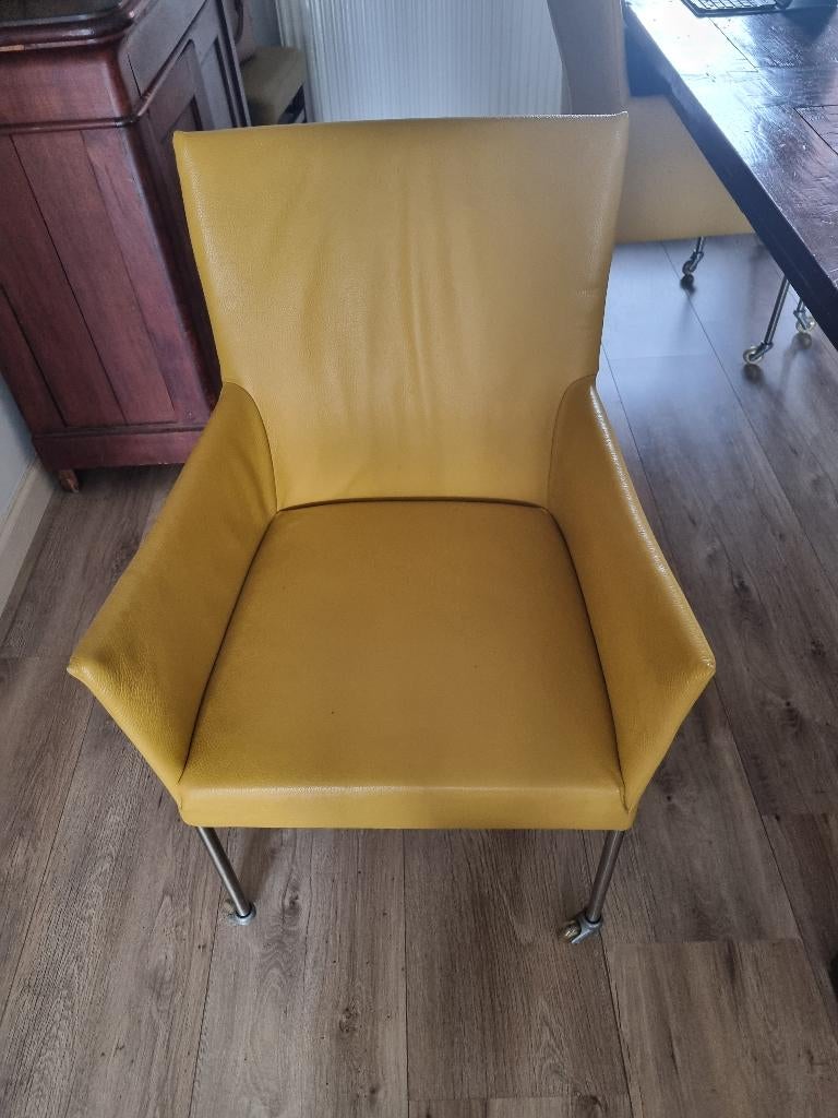 Eetkamerstoelen, Ophalen, Gebruikt, Overige kleuren, Leer