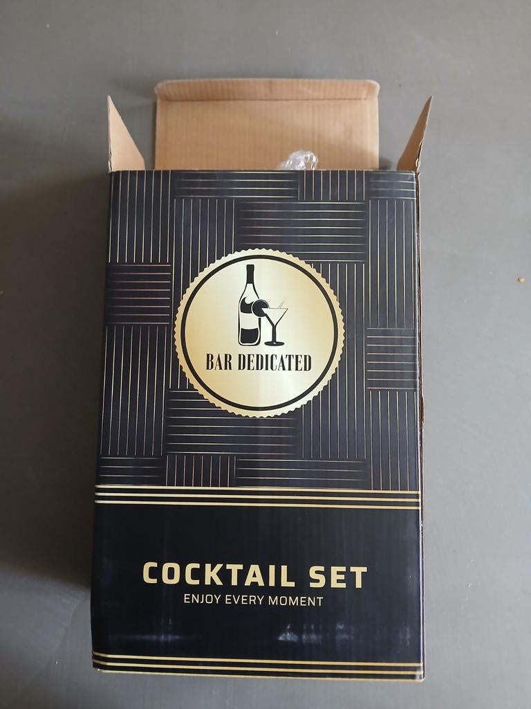 Nieuwe ongebruikte cocktail set in rose, Ophalen of Verzenden, Nieuw, Metaal, Roze