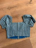 DENNY ROSE croptop jeans met broderie 38, 40 en 42, Italie, -, Blauw, Nieuw