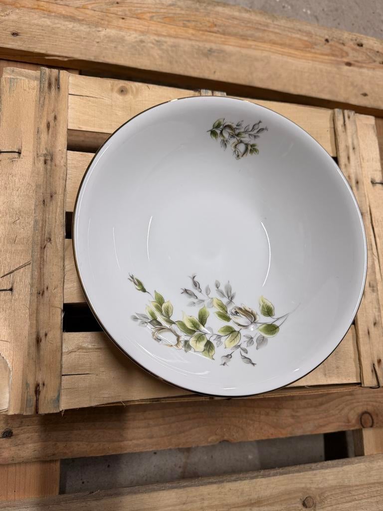 EPIAG tsjecho slovakia schaal Groen Bladpatroon, Antiek en Kunst, Ophalen of Verzenden