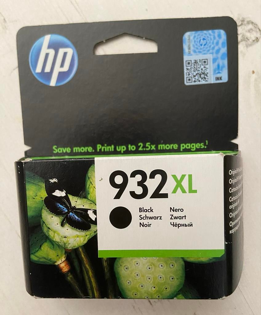 HP 932XL Zwarte inktcartridge, Computers en Software, Labelprinters, Ophalen, Nieuw