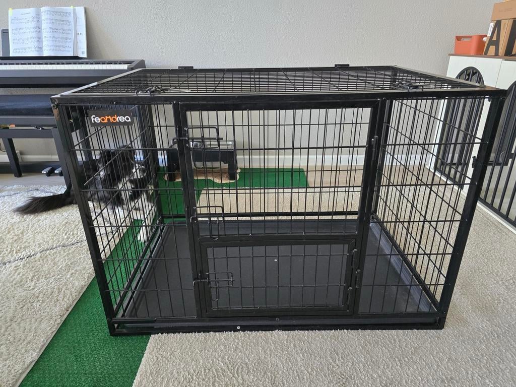 FEANDREA Hondenbench (107 x 70 x 75 cm), Ophalen, Zo goed als nieuw