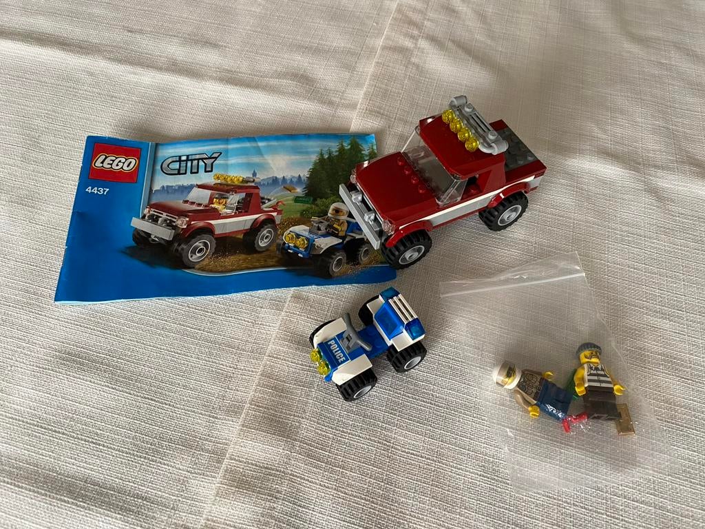 Lego 4437 politie achtervolging, Lego, Ophalen of Verzenden, Compleet, Complete set