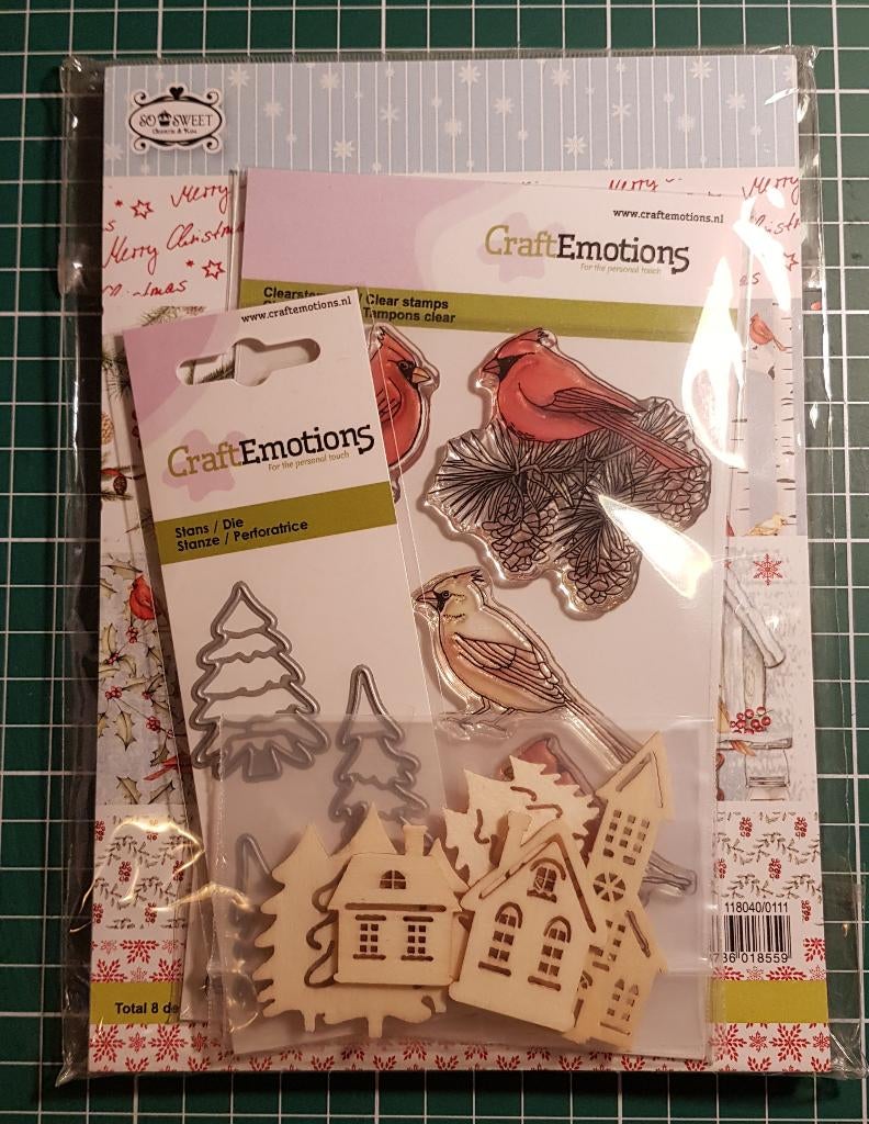 Craft Emotions Hobbypakket 001, Verzenden, Nieuw, Kerst, Overige typen