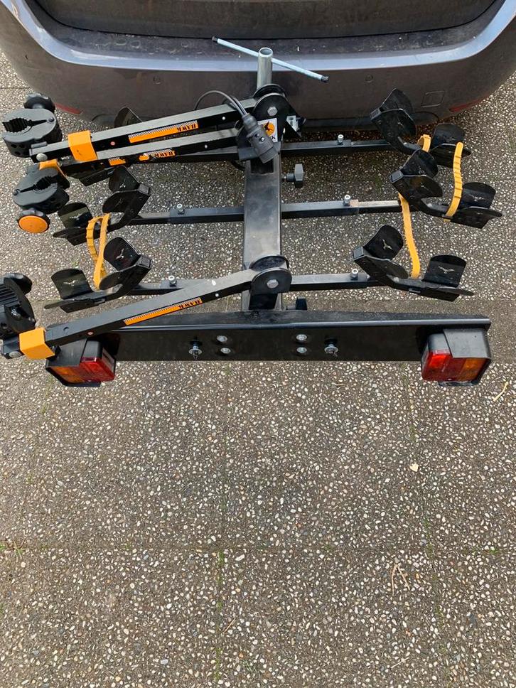 Spinder hawk fietsendrager voor 3 fietsen, Auto diversen, Fietsendragers, Gebruikt, Trekhaakdrager, 3 fietsen of meer, Elektrische fiets