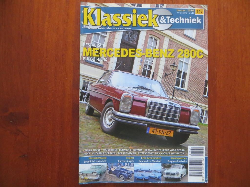 Klassiek & Techniek 142 Mercedes-Benz 280 C, Panhard PL17, Ophalen of Verzenden, Nieuw, Mercedes