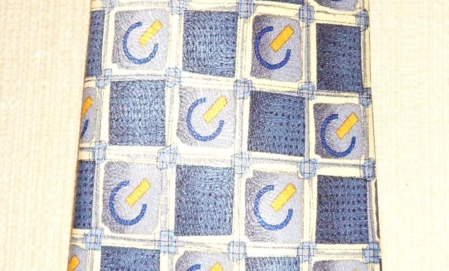 Nederlandse Spoorwegen NS Reizigers blauw stropdas, Verzamelen, Spoorwegen en Tramwegen, Ophalen of Verzenden, Nieuw, Trein, Overige typen