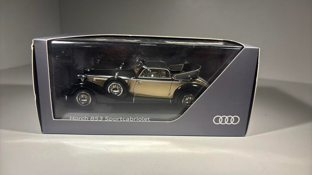 Horch 853 sportcabriolet minichamps 1.43, Hobby en Vrije tijd, Modelauto's | 1:43, Auto, Ophalen of Verzenden, MiniChamps, A