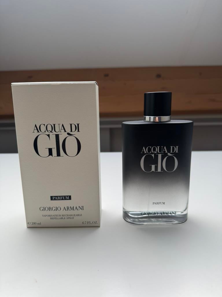 Acqua di Gio Parfum 200 ML, Ophalen, Zo goed als nieuw
