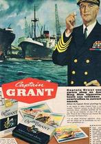 Captain Grant - Advertentie uit Tijdschrift 1960, Verzamelen, Ophalen of Verzenden, Sigarenbandjes