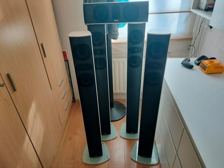 Teufel speakers, Audio, Tv en Foto, Luidsprekers, Zo goed als nieuw, Complete surroundset, 120 watt of meer, Overige merken, Ophalen