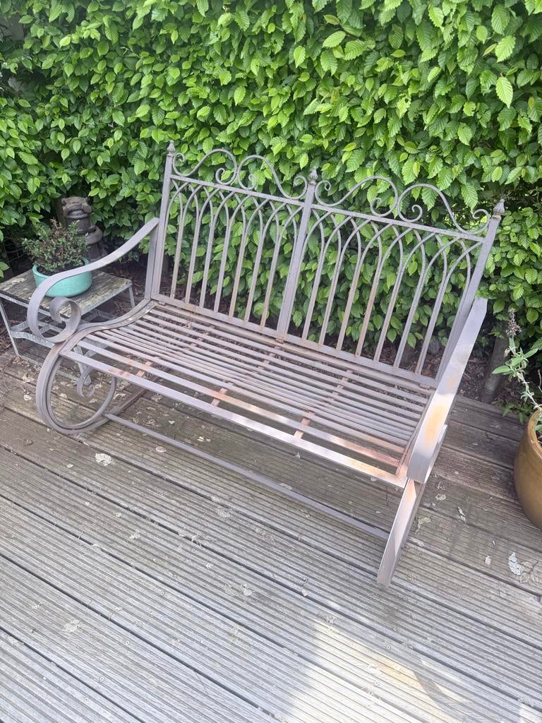 IJzeren schommelbank voor buiten, Tuin en Terras, Tuinbanken, Ophalen, Metaal, Schommelbank