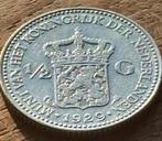 ½ Gulden Wilhelmina 1929 Zilver, Postzegels en Munten, Munten | Nederland, ½ gulden, Zilver, Ophalen of Verzenden, Koningin Wilhelmina