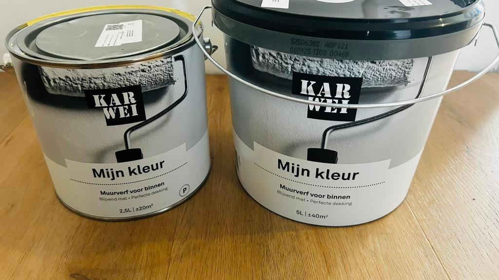 muurverf Geel KARWEI, Ophalen, 5 tot 10 liter, Geel, Nieuw