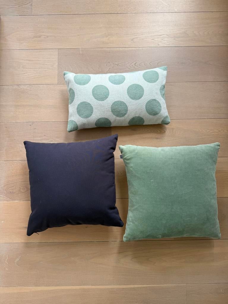 3 Sierkussens met binnenkussens verschillende maten, Huis en Inrichting, Woonaccessoires | Kussens, Ophalen of Verzenden, Zo goed als nieuw