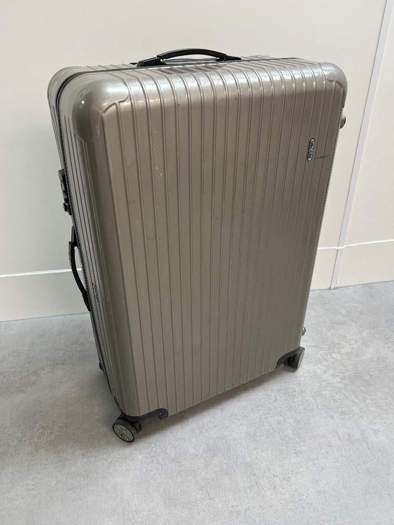 RIMOWA check-in koffer XL, 4 wieltjes, Sieraden, Tassen en Uiterlijk, Koffers, Wieltjes, Gebruikt, Hard kunststof, 45 tot 55 cm