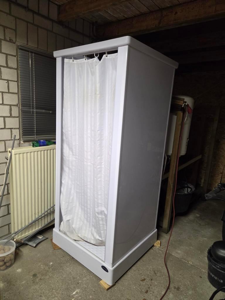 Nooddouche in zeer nette staat, compleet met toebehoren, Doe-het-zelf en Verbouw, Sanitair, Zo goed als nieuw, Douche, Ophalen of Verzenden