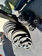 PARTIJ Halterbank, Multifunctioneel krachtstation, gewichten, Sport en Fitness, Fitnessmaterialen, Ophalen, Gebruikt, Benen, Fitnessbank