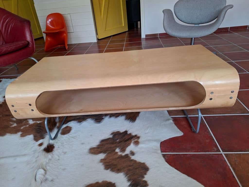 IKEA Buskbo vintage jaren 90 salontafel., Huis en Inrichting, Tafels | Salontafels, Ophalen, Gebruikt, 100 tot 150 cm, 50 tot 100 cm