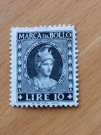 Italiaanse fiscale zegel 10 Lire, Ophalen of Verzenden