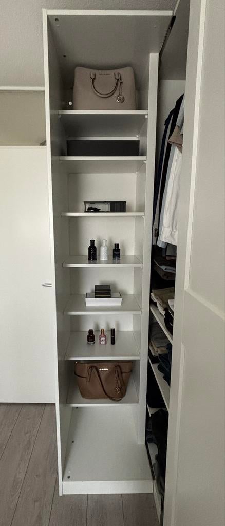 IKEA Pax hoek element wit met 7 planken, Huis en Inrichting, Kasten | Kledingkasten, Ophalen, Met plank(en), Gebruikt, 200 cm of meer
