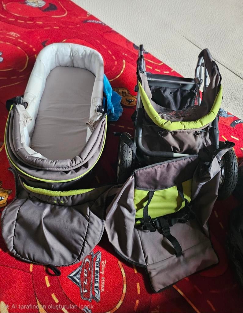 KinderWagen met reiswieg en  windhoes, Ophalen, Gebruikt, Overige merken, Met reiswieg