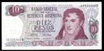 Bankbiljet - Argentinie - 10 pesos - 1970., Ophalen of Verzenden, Zuid-Amerika, Los biljet