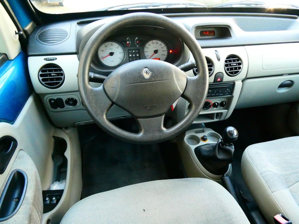 Renault Kangoo 1.6-16V Privilège 95pk Airco Trekhaak 1150kg, Auto's, Renault, Stof, Gebruikt, Blauw, 49 €/maand
