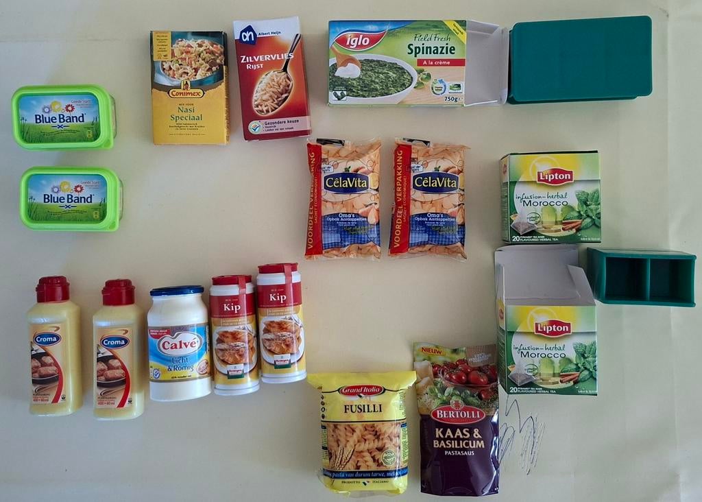 Albert Heijn reclame actie sparen produkten en kaartjes, Verzamelen, Albert Heijn, Ophalen of Verzenden