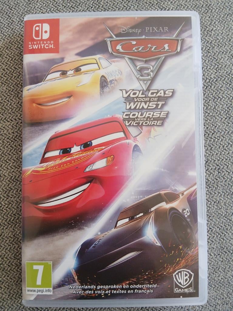 Cars 3 vol gas voor de winst, Spelcomputers en Games, Games | Nintendo Switch, Ophalen, 1 speler, Racen en Vliegen, Zo goed als nieuw