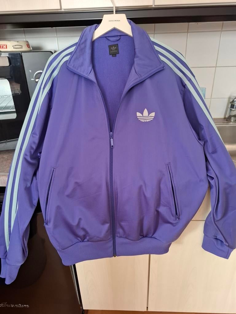 Paars/lila Adidas jack, Ophalen of Verzenden, Zo goed als nieuw, Paars