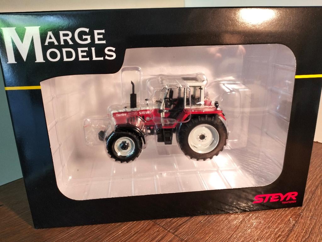 Te koop Marge Models Steyr 8130 SK2 4-WD., Hobby en Vrije tijd, Modelauto's | 1:32, Ophalen of Verzenden, Nieuw, Tractor of Landbouw