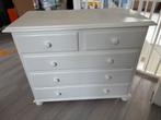Witte commode / ladekast, Gebruikt, 50 tot 70 cm, 75 tot 100 cm, Commode