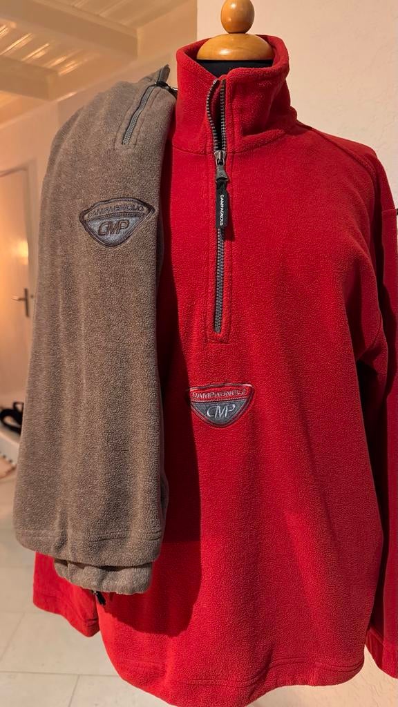 CMP Campagnolo fleece trui rood en bruin, Ophalen of Verzenden, Gedragen