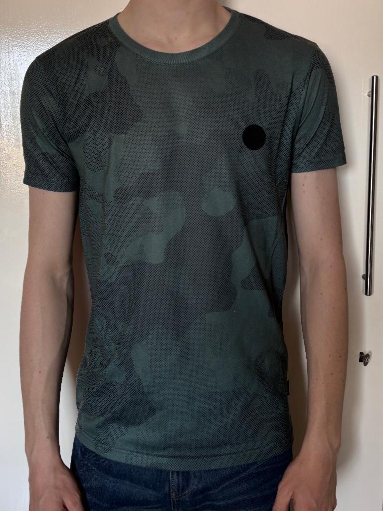 Groen / zwart shirt - Maat L - Black Squad - Slim fit, Maat 52/54 (L), Black Squad, Ophalen of Verzenden, Zo goed als nieuw