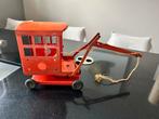 Vintage TRI-ANG kraanwagen - rood metalen speelgoed, Ophalen of Verzenden, Gebruikt, Jongen of Meisje
